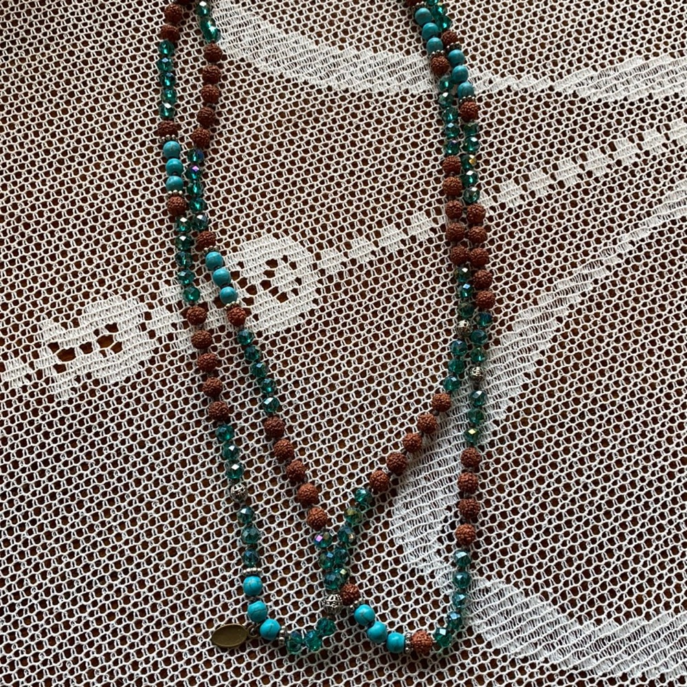 Zacasha Beaded Crystal Necklace
